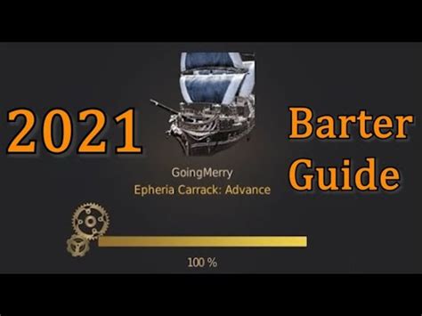 [BDO] 2021 Bartering Guide 101 Version (+500m a Day/ 1.